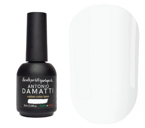 Каучукова кольорова база Antonio Damatti Rubber Color Base №021 айворі білий 10 мл