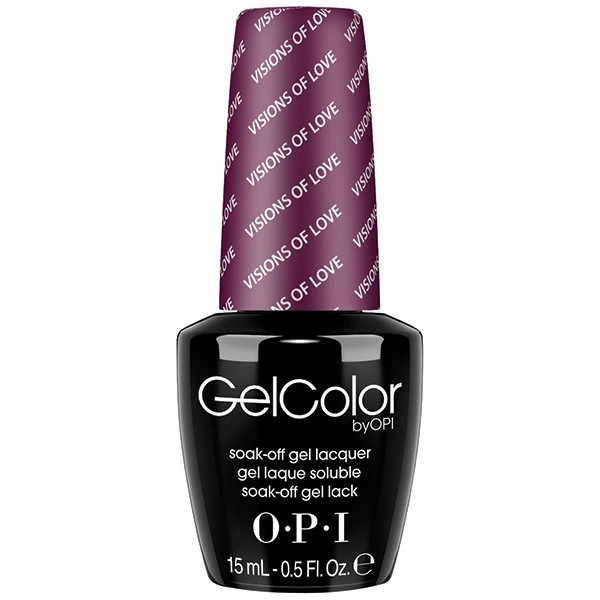 Гель-лак OPI Visions Of Love темно-бордовий, емаль 15 мл