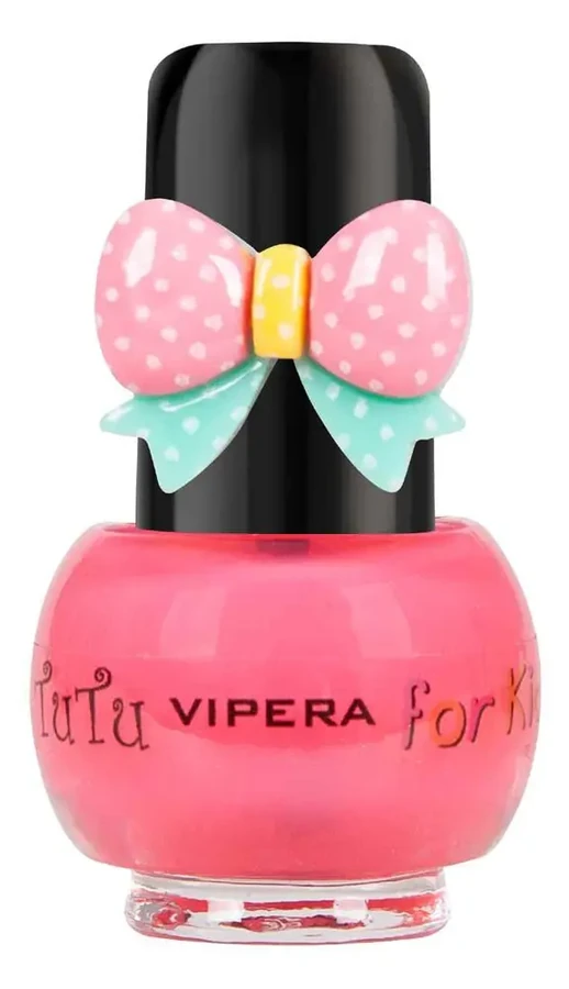 Дитячий лак для нігтів Vipera TuTu Peel Off №06 Scarlet Bow червоний лучник 5 мл