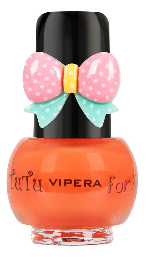 Дитячий лак для нігтів Vipera TuTu Peel Off №07 Peach Ballerina персикова балерина 5 мл