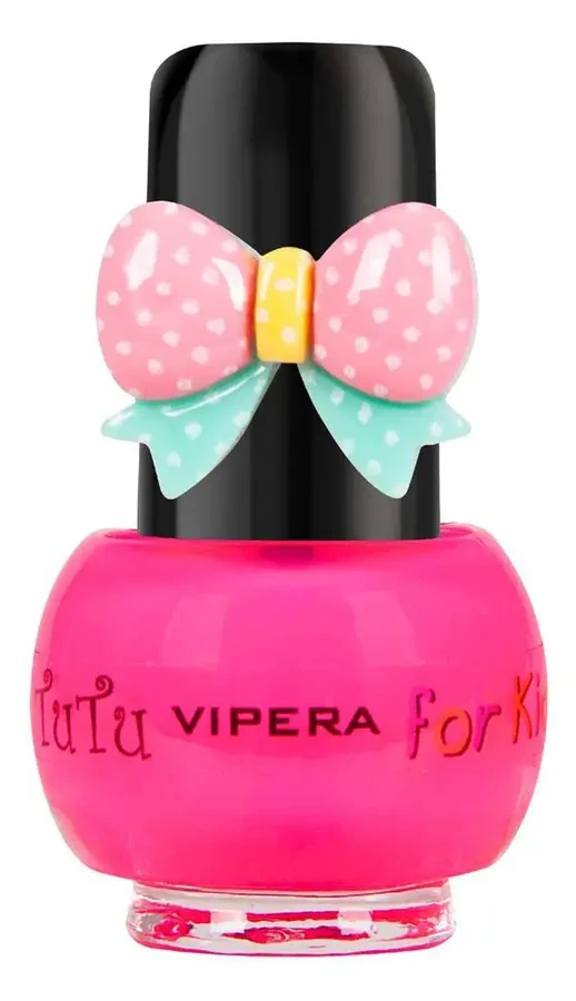 Дитячий лак для нігтів Vipera TuTu Peel Off №08 Pink Pirouette рожевий пірует 5 мл