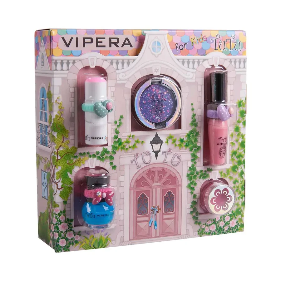 Дитячий набір косметики "Казковий будиночок" Vipera TuTu Mix Set №00 Ballerina House Дім балерини