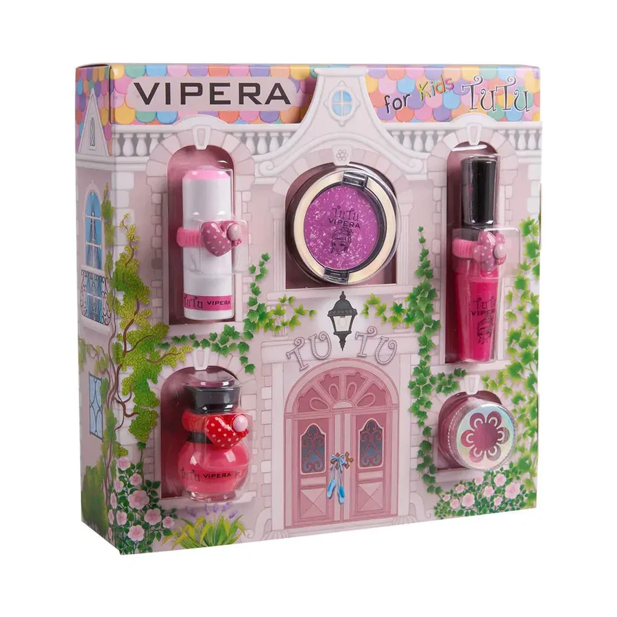 Дитячий набір косметики "Казковий будиночок" Vipera TuTu Mix Set №01 Bow Лучник