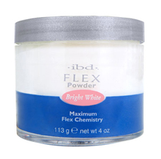 Яскраво-біла акрилова пудра IBD Bright White Flex Polymer Powder 113 г