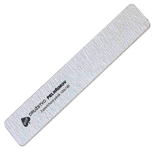 Пилочка пряма для штучних та натуральних нігтів DUP Nail File Square 3-5002 100/180 грит