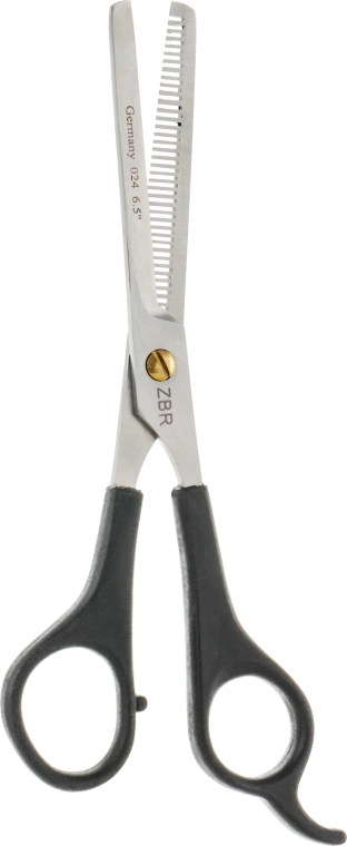 Ножиці перукарські філірувальні Zauber Barber Scissors 024 леза 6 см