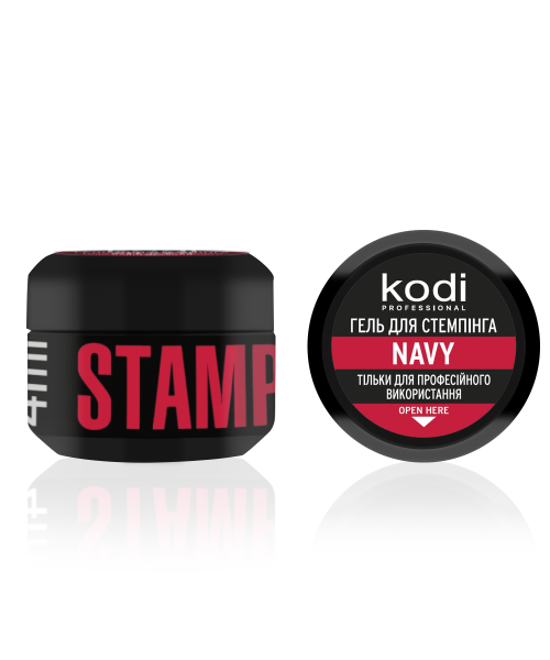 Гель для стемпінга Kodi Stamping Gel Navy синій електрик 4 мл