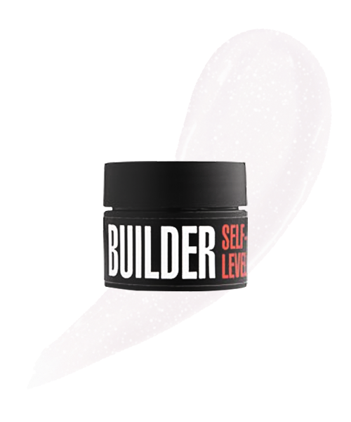 Моделюючий самовирівнювальний гель Kodi Builder Self-level Gel White Shine сяючий білий 13 г