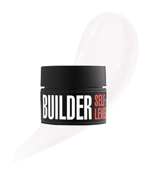 Моделюючий самовирівнювальний гель Kodi Builder Self-level Gel White Shine сяючий білий 30 г