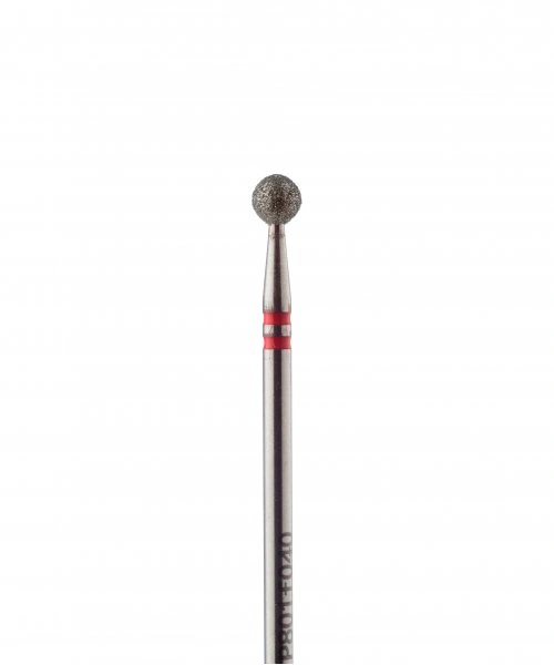 Фреза алмазна куля Kodi Diamond Nozzles P801f040 червона, м'який абразив 4.0 мм