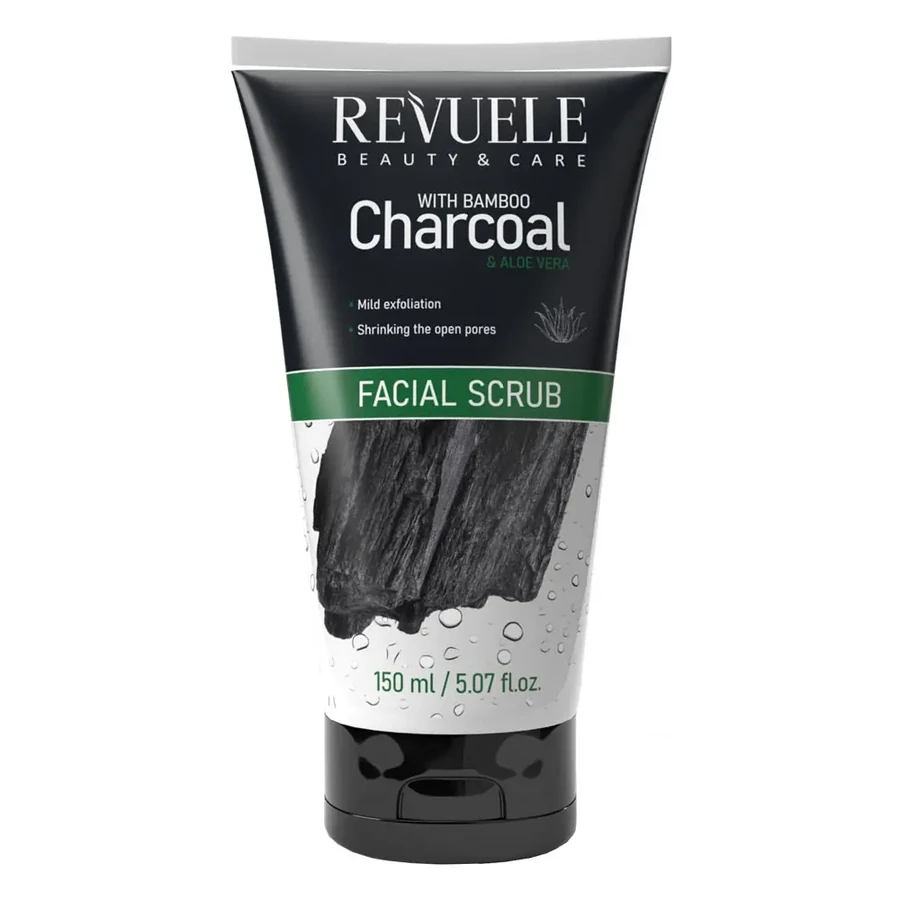Скраб для обличчя з бамбуковим вугіллям Revuele Facial Scrub with Bamboo Charcoal 150 мл