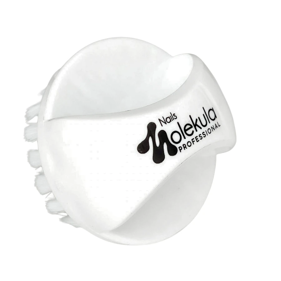 Щітка для пилу та очищення інструментів Molekula Dust Brush Round White біла