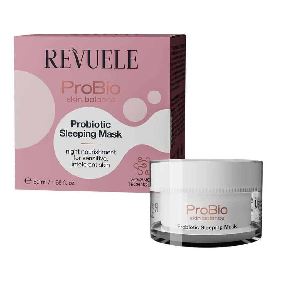 Маска для обличчя з пробіотиками Revuele ProBio Skin Balance Probiotic Sleeping Mask 50 мл