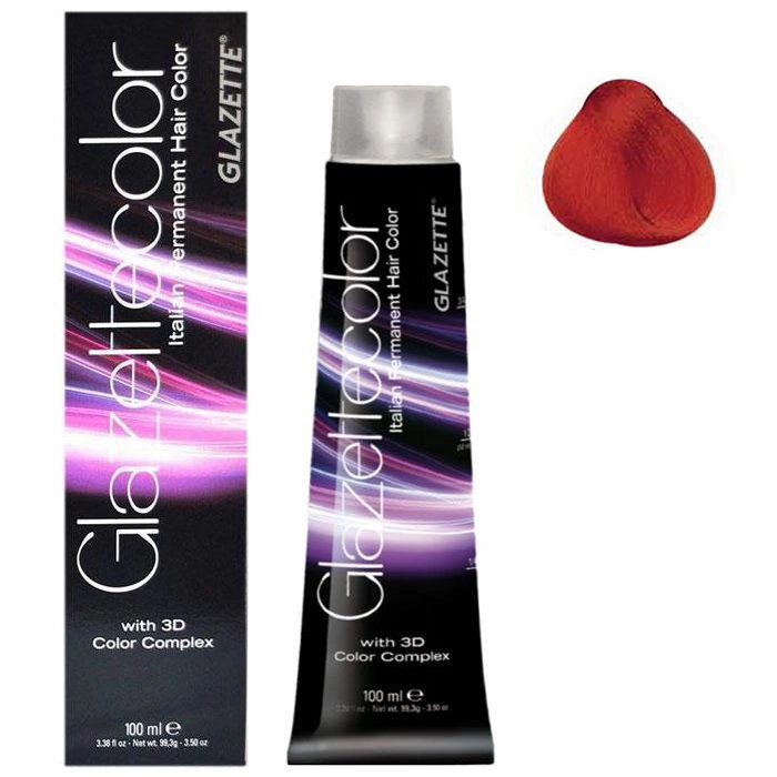 Фарба-догляд Glazette Permanent Hair Color Accents АR червоний акцент 100 мл
