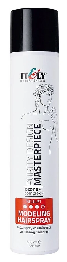 Лак для волосся ITELY HAIRFASHION Purity Design Masterpiece Modeling Hairspray сильна фіксація 500 мл