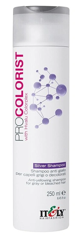 Шампунь для нейтралізації жовтизни ITELY HAIRFASHION Pro Colorist Silver Shampoo 250 мл