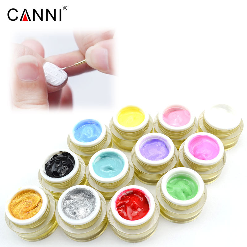 Уцінка! Гель-паста для об`ємного дизайну Canni Emboss Gel №03 8 мл Discount рожевий