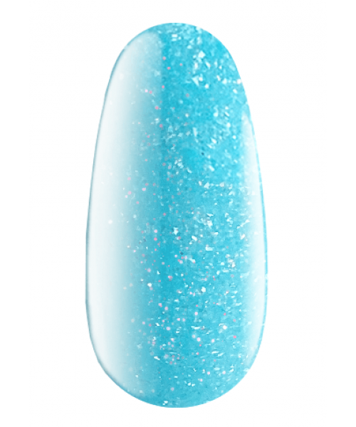 Акрил-гель Kodi Easy Duo Gel №10 Sparkle Mood блакитний з голографічним сяйвом 30 г