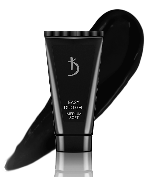 Акрил-гель Kodi Easy Duo Gel Medium Soft Art №01 графітово-чорний 30 г