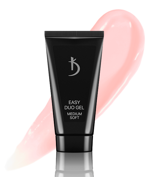 Акрил-гель Kodi Easy Duo Gel Medium Soft Art №05 рожевий айворі 30 г