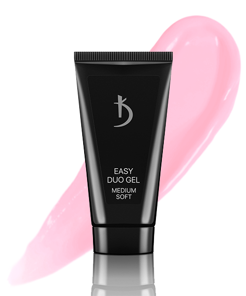 Акрил-гель Kodi Easy Duo Gel Medium Soft Art №07 рожевий з камуфлюючим ефектом середньої щільності 30 г
