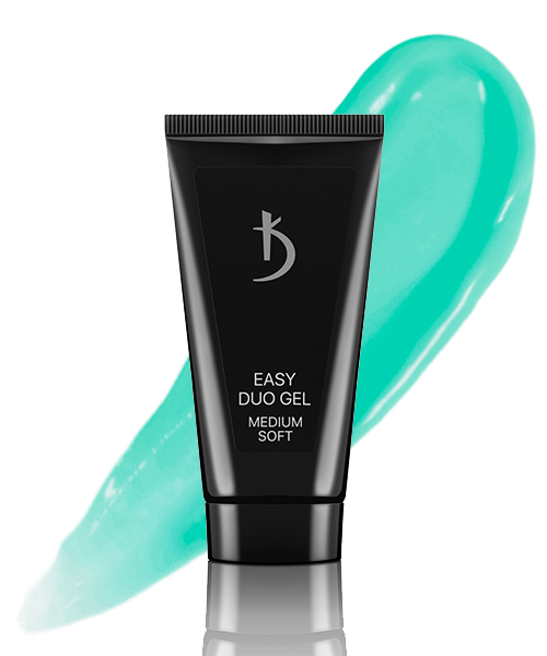Акрил-гель Kodi Easy Duo Gel Medium Soft Art №17 м`ятний з вираженим камуфлюючим ефектом 30 г