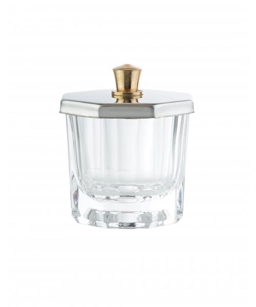 Скляна чаша з металічною кришкою Kodi Glass Bowl with Metal Lid 10 мл