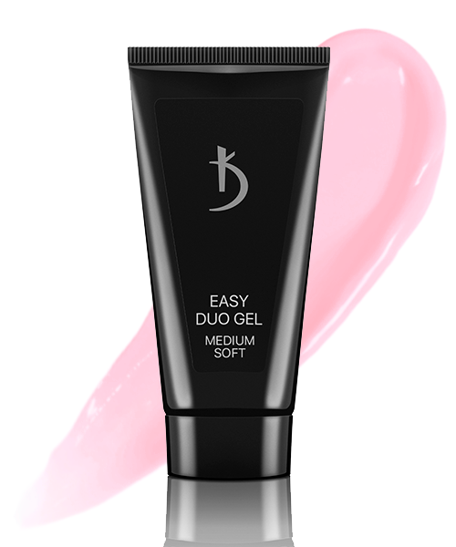 Акрил-гель Kodi Easy Duo Gel Medium Soft Art №06 делікатний блідо-рожевий 60 г
