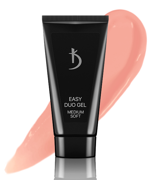 Акрил-гель Kodi Easy Duo Gel Medium Soft Art №09 бежево-коричневий 60 г