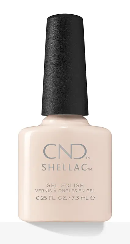 Гель-лак CND Shellac Linen Luxury слонова кістка, кремовий з м'яким рожевим відтінком 7,3 мл