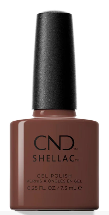 Гель-лак CND Shellac Toffee Talk теплий коричневий, емаль 7,3 мл