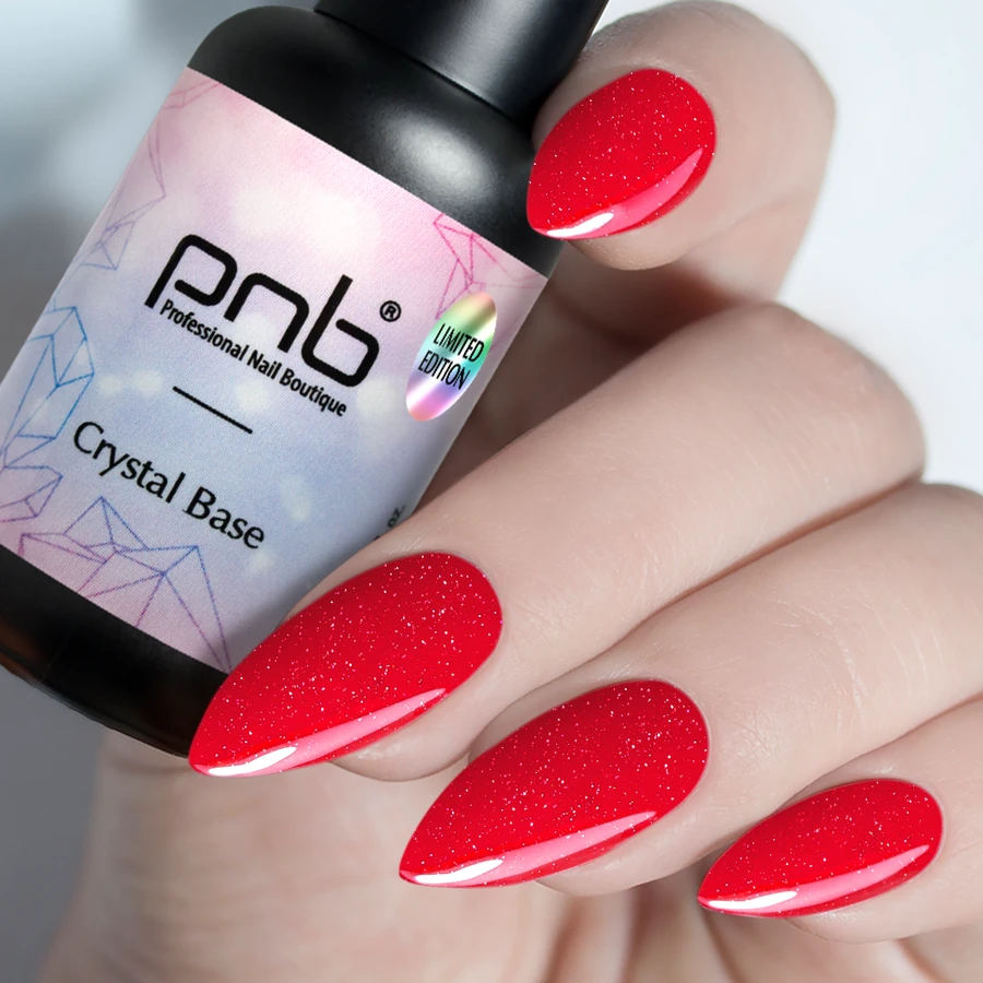 Світловідбивна база для нігтів PNB Crystal Base Merlot 8 мл