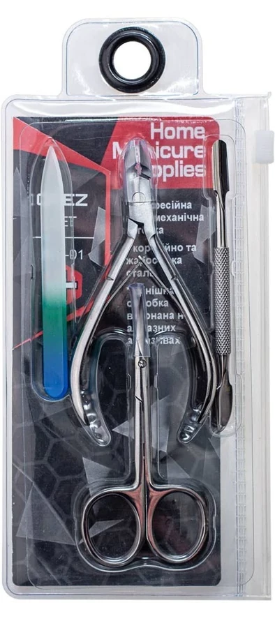 Манікюрний набір CREZ Manicure Tools Set НМ-01 4 предмети