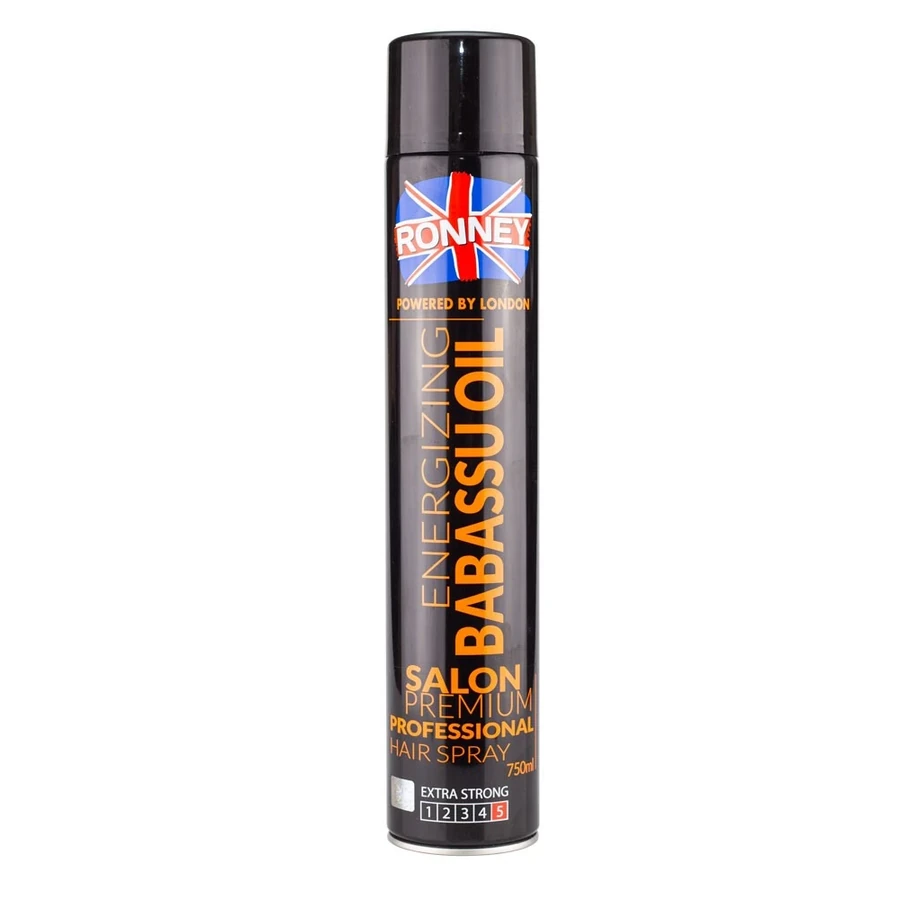 Лак для волосся Ronney Energizing Hair Spray Babassu Oil з олією бабассу 750 мл