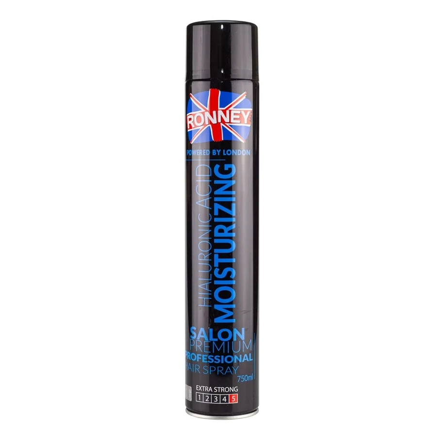 Лак для волосся "Гіалуронове зволоження" Ronney Hialuronic Acid Moisturizing Hair Spray 750 мл