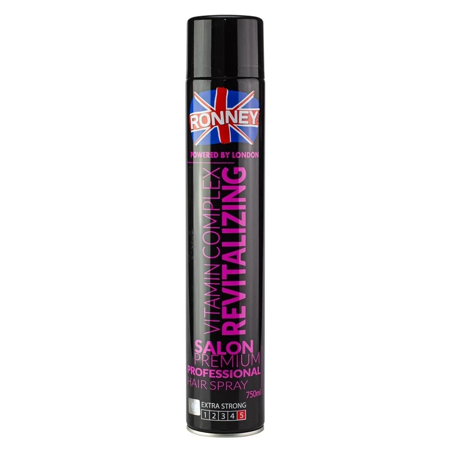 Лак для волосся "Відновлюючий" вітамінний комплекс Ronney Revitalizing Vitamin Complex Hair Spray 750 мл