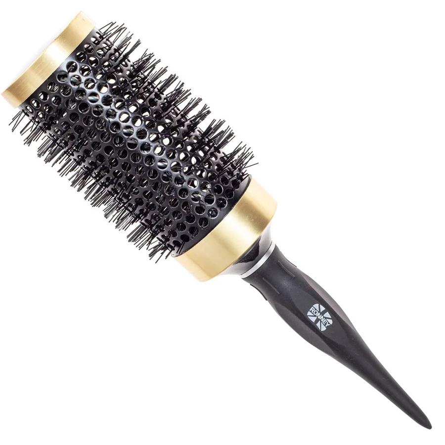 Брашинг для волосся Ronney Thermal Hair Brushing Black/Gold RA00138 чорний/золотий, 50 мм