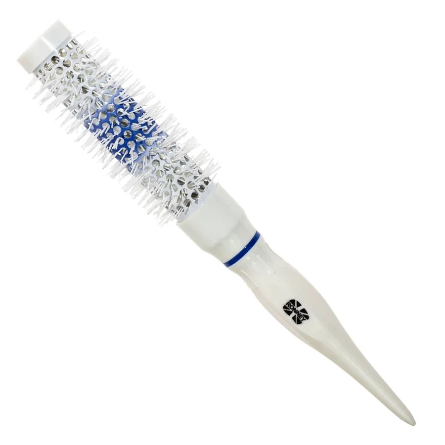 Брашинг для волосся Ronney Thermal Hair Brushing White/Blue RA00140 білий/синій, 25 мм