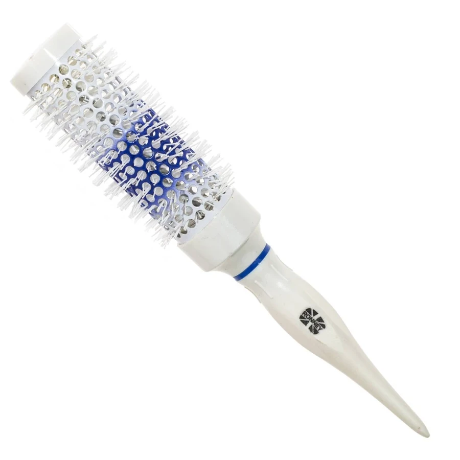 Брашинг для волосся Ronney Thermal Hair Brushing White/Blue RA00141 білий/синій, 35 мм