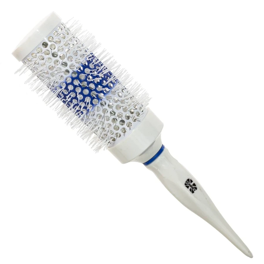 Брашинг для волосся Ronney Thermal Hair Brushing White/Blue RA00142 білий/синій, 45 мм