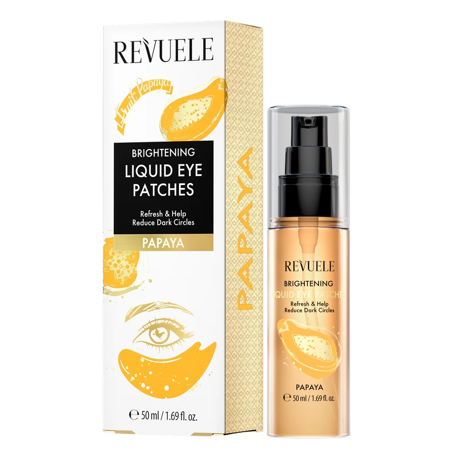 Освітлючі рідкі патчі під очі "Папайя" Revuele Brightening Liquid Eye Patches Papaya 50 мл