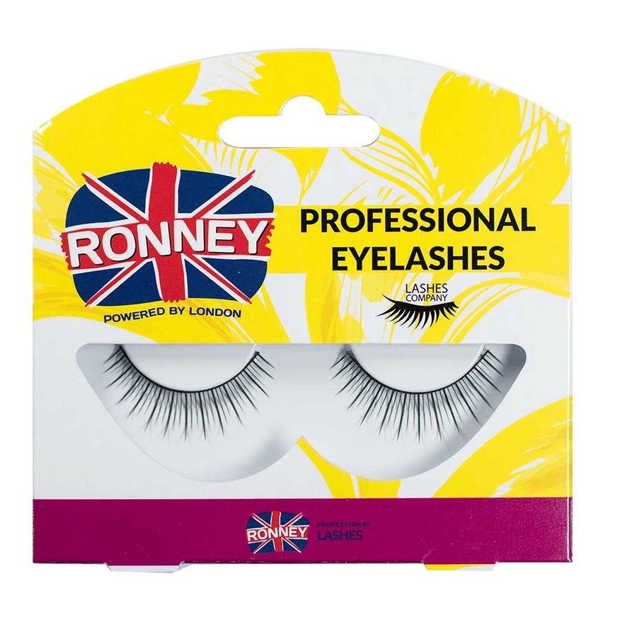 Накладні вії синтетичні Ronney Professional Eyelashes 00015 35 мм