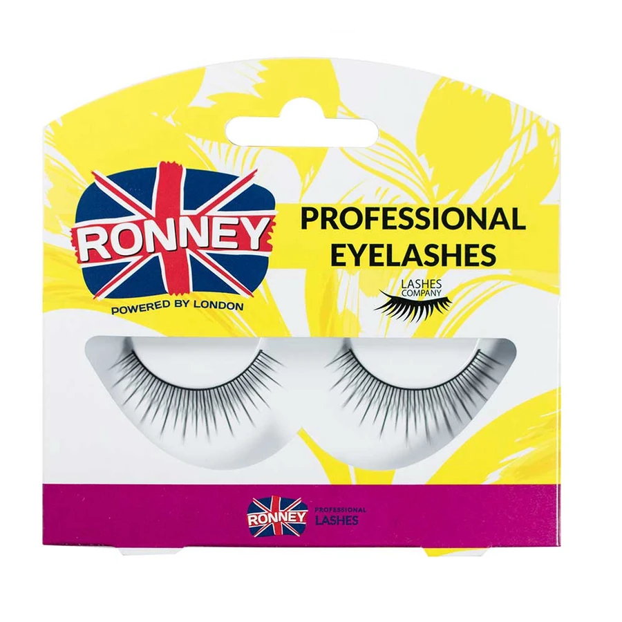 Накладні вії синтетичні Ronney Professional Eyelashes 00017 34 мм