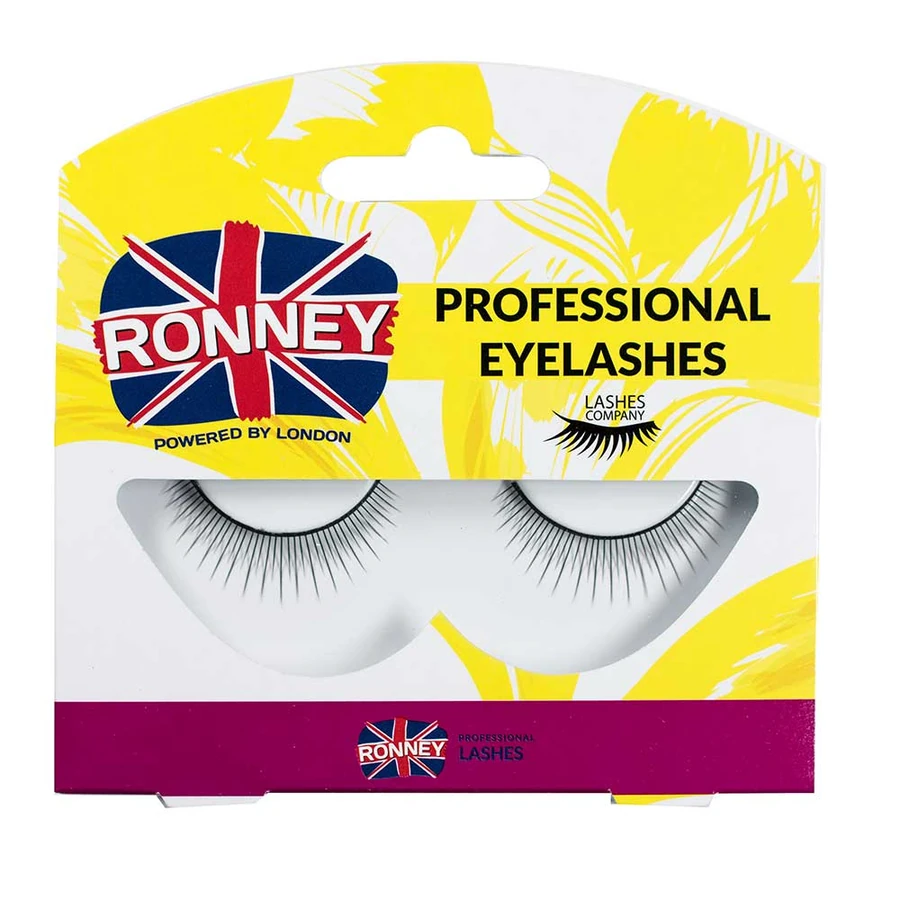 Накладні вії синтетичні Ronney Professional Eyelashes 00018 34 мм