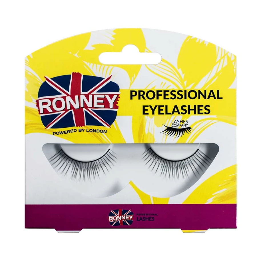Накладні вії синтетичні Ronney Professional Eyelashes 00020 30 мм