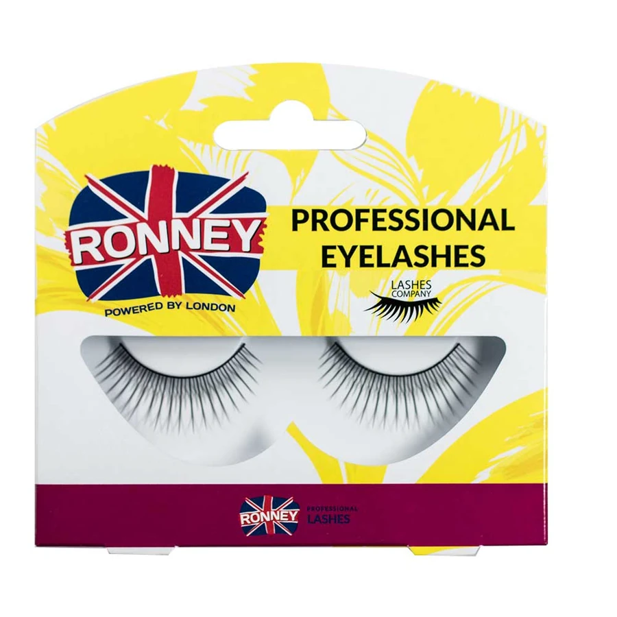 Накладні вії синтетичні Ronney Professional Eyelashes 00024 32 мм