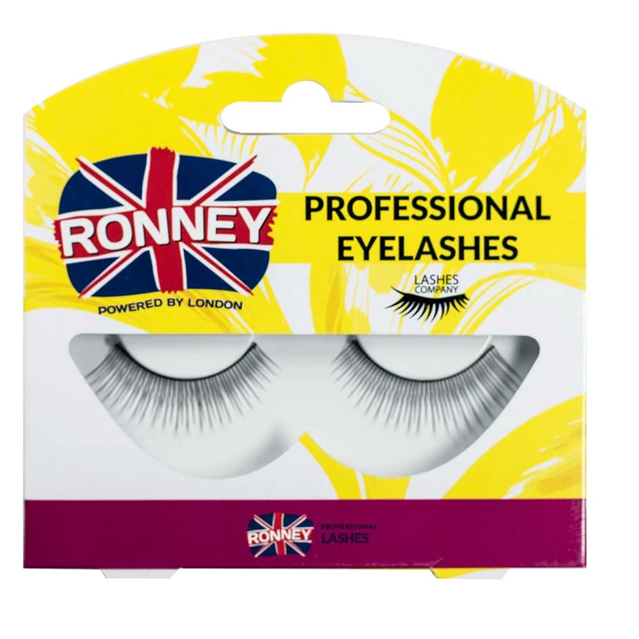 Накладні вії синтетичні Ronney Professional Eyelashes 00026 32 мм