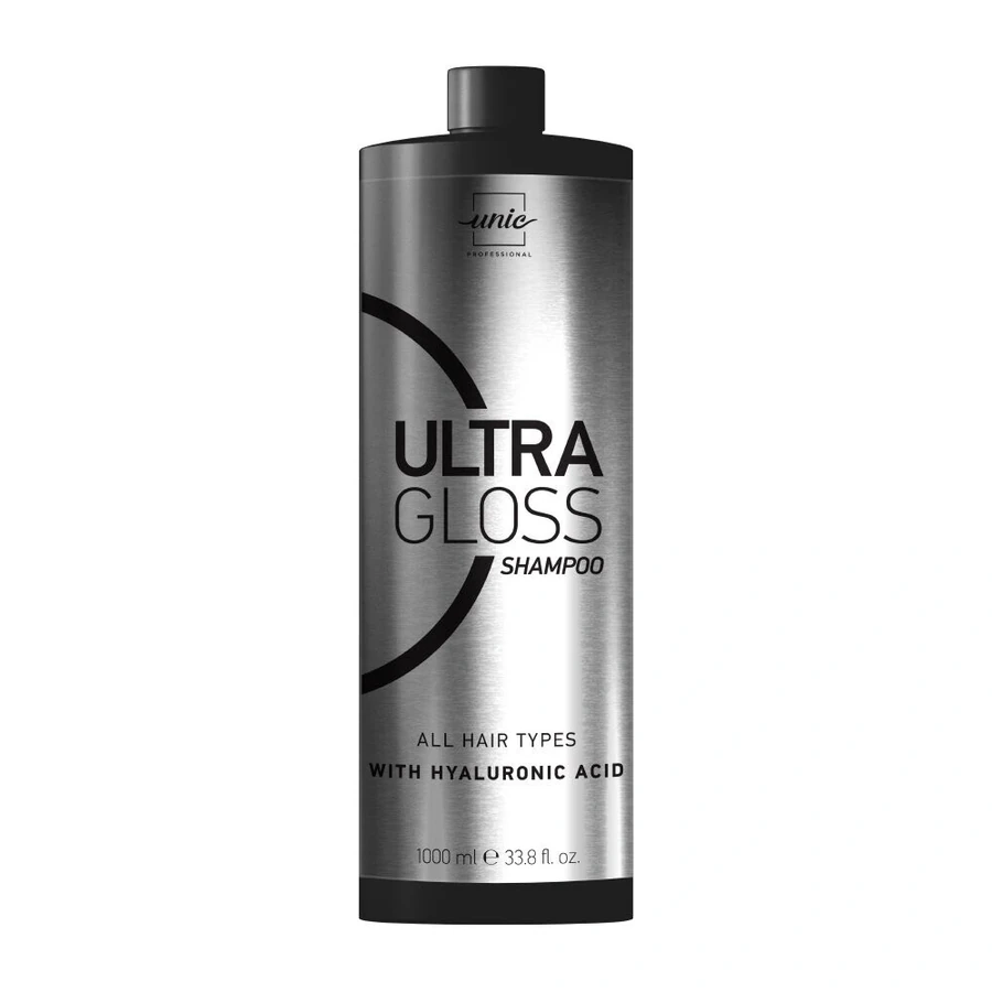 Ламелярний шампунь з гуалуроновою кислотою Unic Ultra Gloss Shampoo 1000 мл