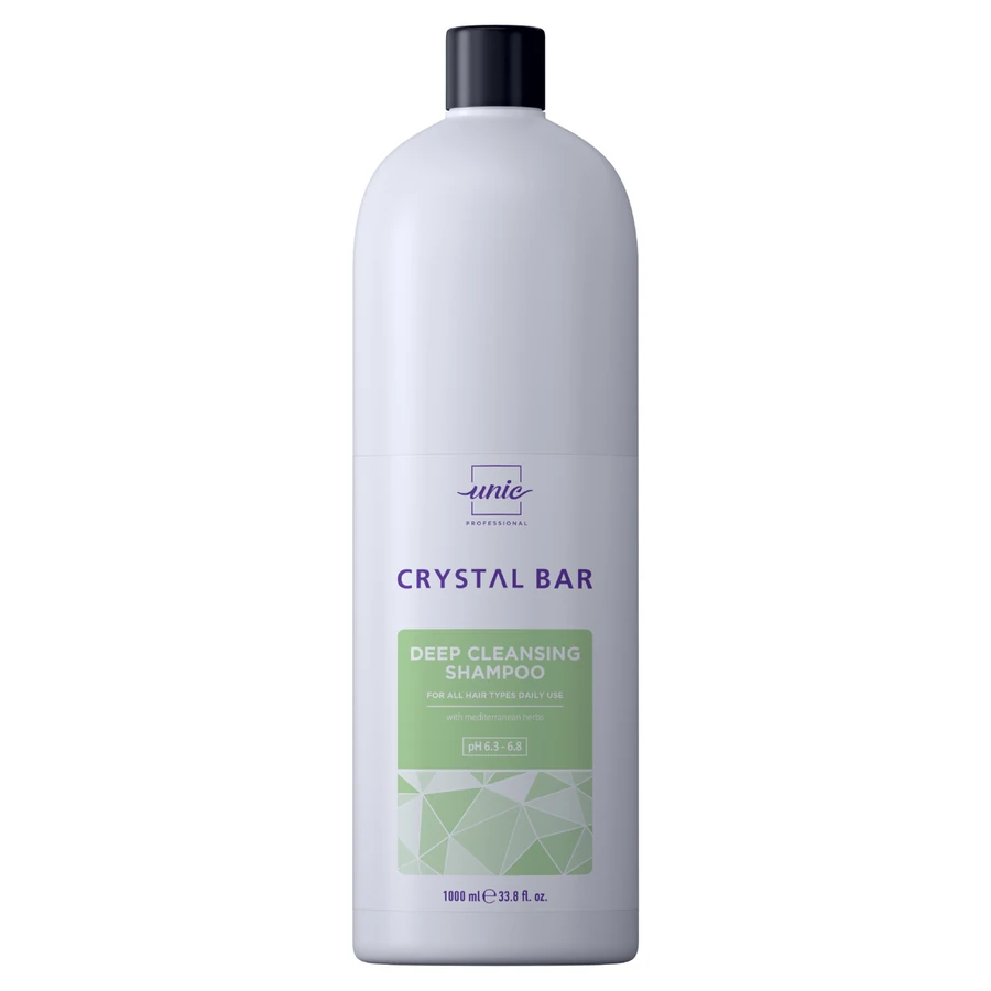 Шампунь для глибокого очищення волосся Unic Crystal Bar Deep Cleansing Shampoo 1000 мл