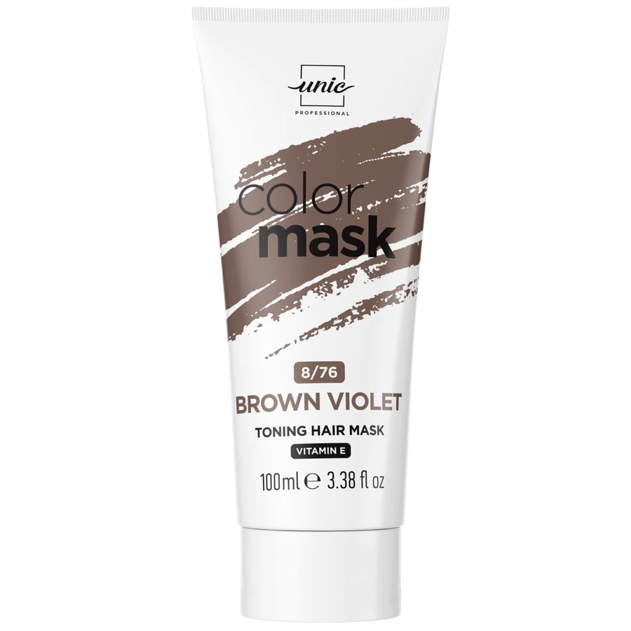 Тонуюча маска для волосся Unic Color Brown Violet Toning Hair Mask 8/76 Коричнево-фіолетовий 100 мл